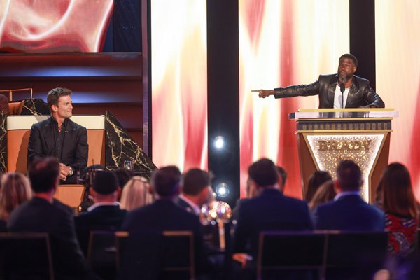 La broma de Brady fue en respuesta a lo que Hart dijo sobre él en “The Roast of Tom Brady” en mayo de 2024.Getty Images para Netflix