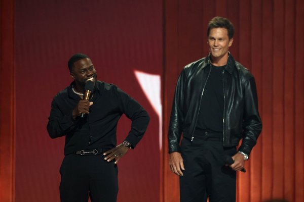 “Creo que rompí otra regla”, continuó el siete veces ganador del Super Bowl. “Qué más da. Ya hablé de ello”.  Getty Images para Netflix