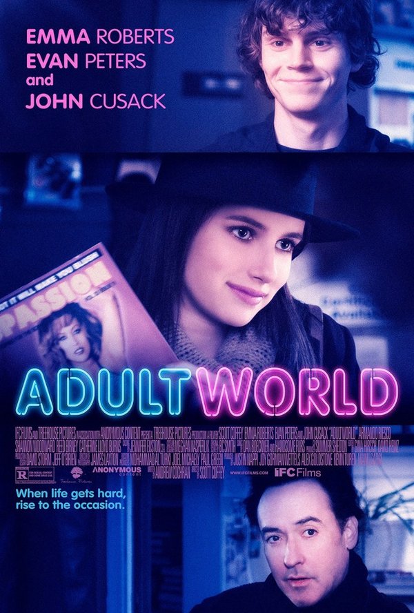 Roberts y Peters (como se ve en la foto) trabajaron juntos por primera vez en la película de 2013 "Adult World".©IFC Films/Cortesía de Everett Collection