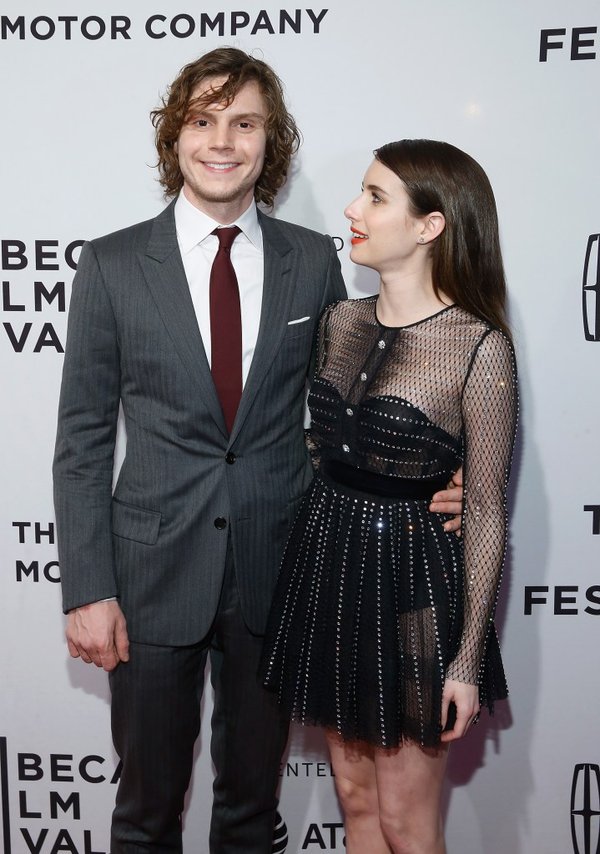 La expareja (fotografiada aquí en abril de 2017) protagonizó junta cuatro temporadas de "American Horror Story", la serie de Ryan Murphy.WireImage