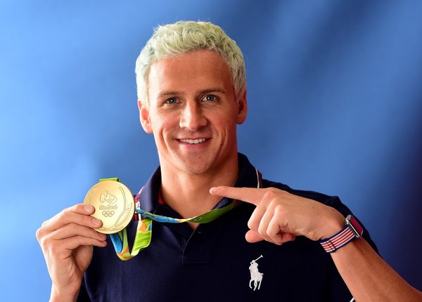 Lochte, que aparece en esta foto de agosto de 2016, tiene 12 medallas olímpicas, seis de ellas de oro.Imágenes de Getty