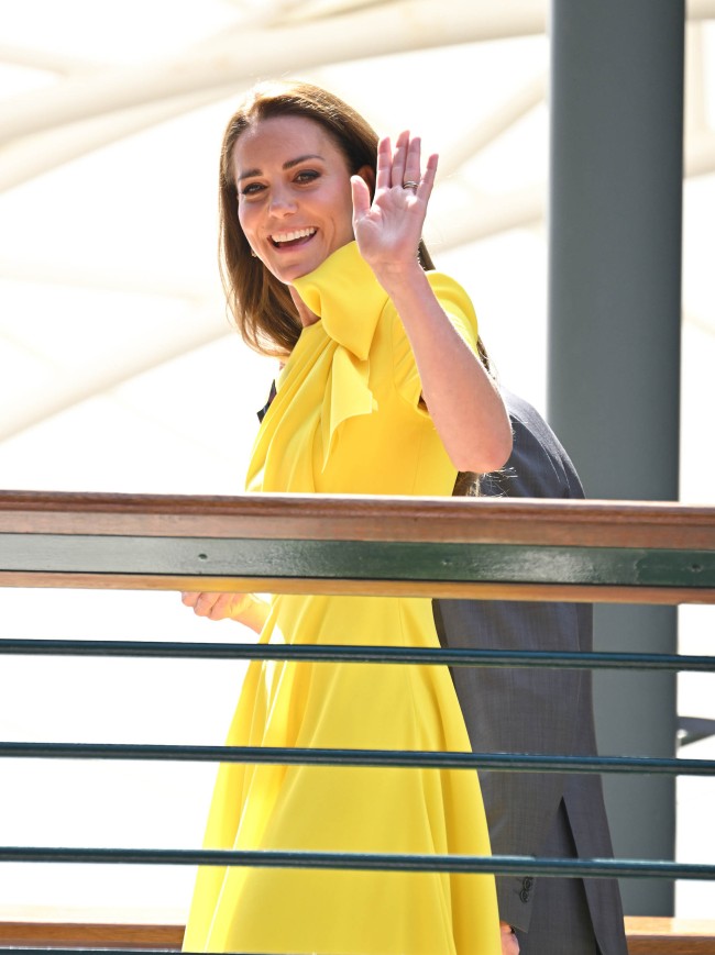 Middleton uso previamente el hermoso vestido midi en Jamaica