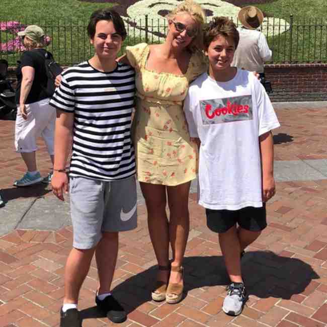 Britney Spears describio a sus hijos actuando como odiosos durante las visitas a su casa
