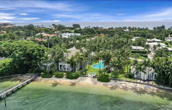 La pareja compro su casa de 35 millones en Palm Beach Florida en 2020