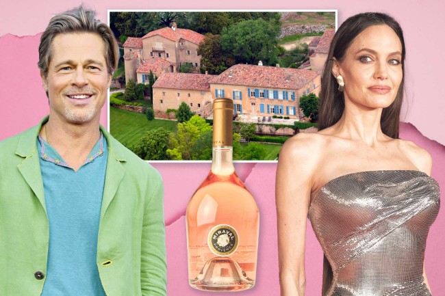 Angelina Jolie solicito el divorcio de Brad Pitt en 2016 pero sus batallas judiciales incluso sobre su compania de vinos Chateau Miraval que una vez compartieron continuaron