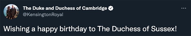 El duque y la duquesa de Cambridge compartieron sus buenos deseos a traves de Instagram y Twitter