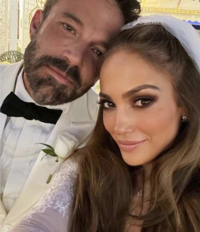 Affleck y Lopez se casaron por segunda vez en Georgia frente a familiares y amigos