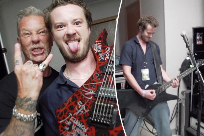 Joseph Quinn de Stranger Things se reunio con Metallica antes de la actuacion de la iconica banda de metal en Lollapalooza