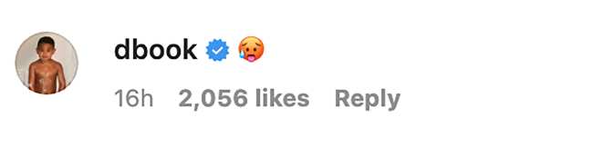 El jugador de los Phoenix Suns dejo este emoji en la foto de Jenner