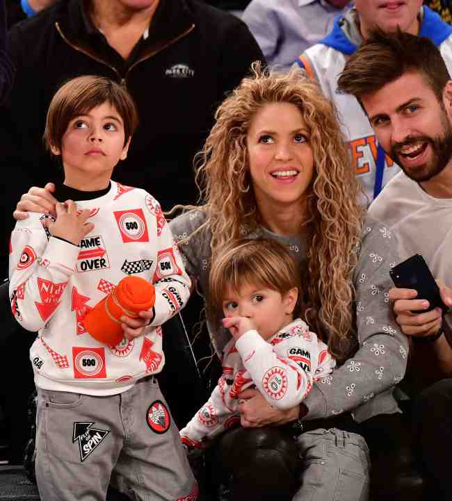 Shakira comparte hijos Milan izquierda ahora de 9 anos y Sasha de 7 con Pique