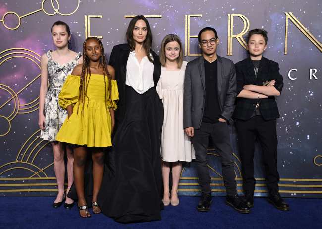 Jolie y Pitt comparten seis hijos
