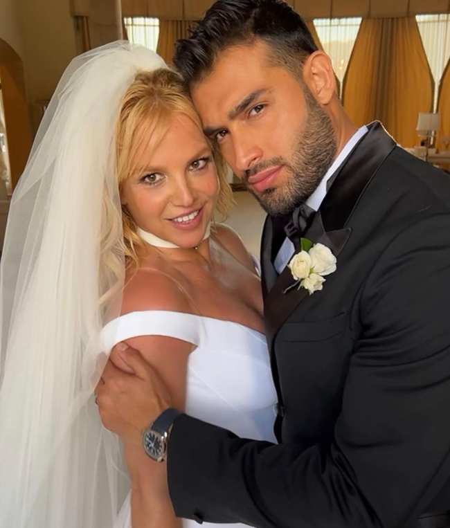 Los hijos de Britney se saltaron las nupcias de junio con su esposo Sam Asghari