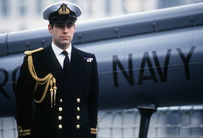 El principe Andrew paso muchos anos en la Royal Navy