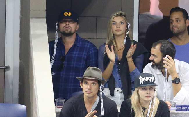 DiCaprio y Kelly Rohrbach asistieron juntos al US Open en 2016