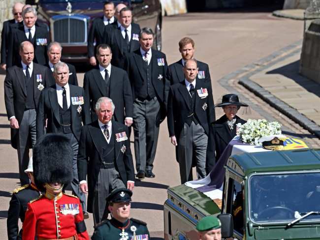 El funeral del principe Felipe duque de Edimburgo se lleva a cabo en Windsor
