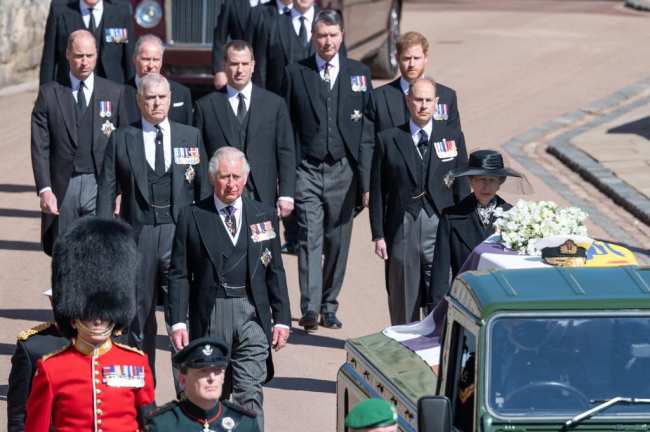El funeral del principe Felipe duque de Edimburgo se lleva a cabo en Windsor