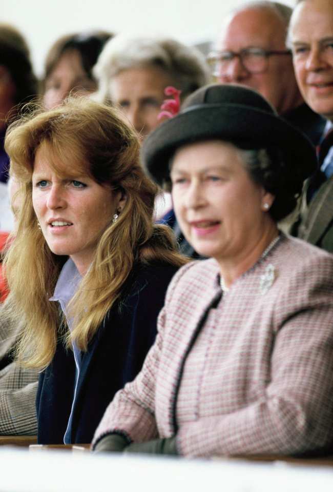 Sara y la reina Isabel II
