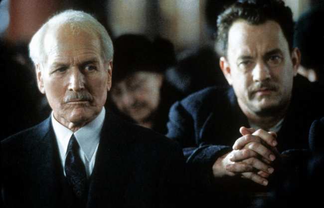 Hanks protagonizo junto a Newman el drama criminal de 2002 Road to Perdition