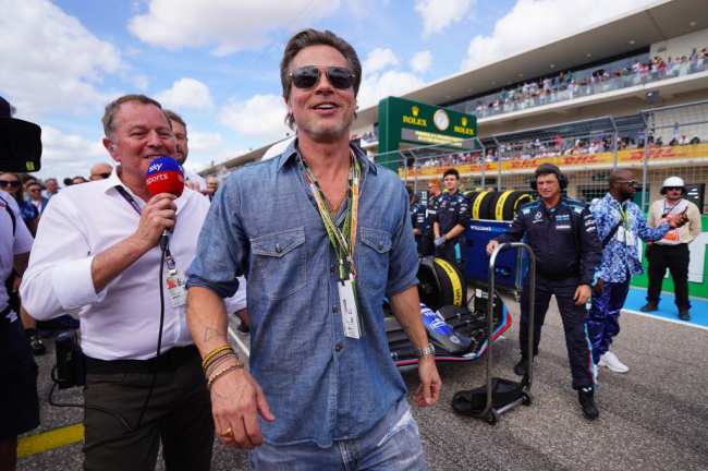 Celebridades visitan Williams Racing en el Gran Premio de Estados Unidos de Formula 1