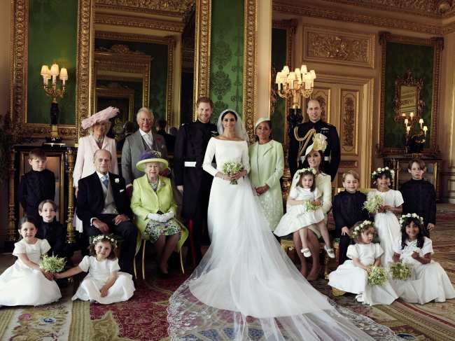             Meghan Markle y el principe Harry se casaron en 2018            