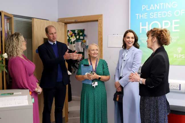El Principe y la Princesa de Gales visitan Irlanda del Norte