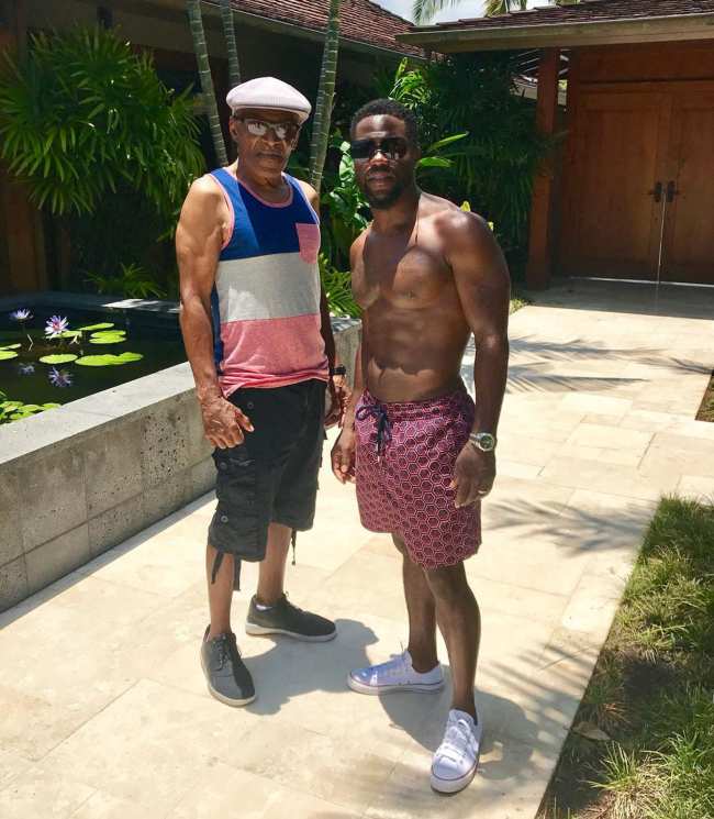 Kevin Hart y su padre Henry Witherspoon