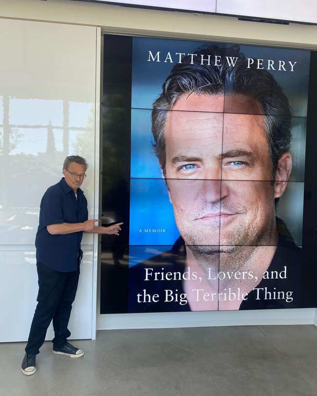              Perry publicara sus memorias Friends Lovers and the Big Terrible Thing el 1 de noviembre             
