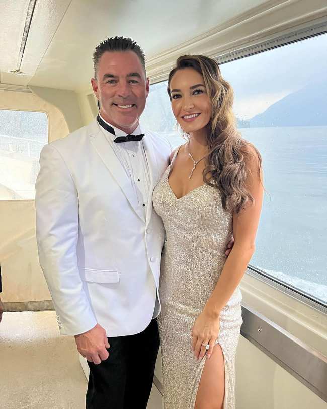 Edmonds y Kortnie OConnor se casaron el mes pasado en el lago de Como Italia