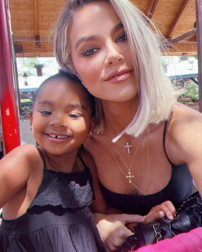              La estrella de Kardashians tambien es madre de su hija True de 4 anos            