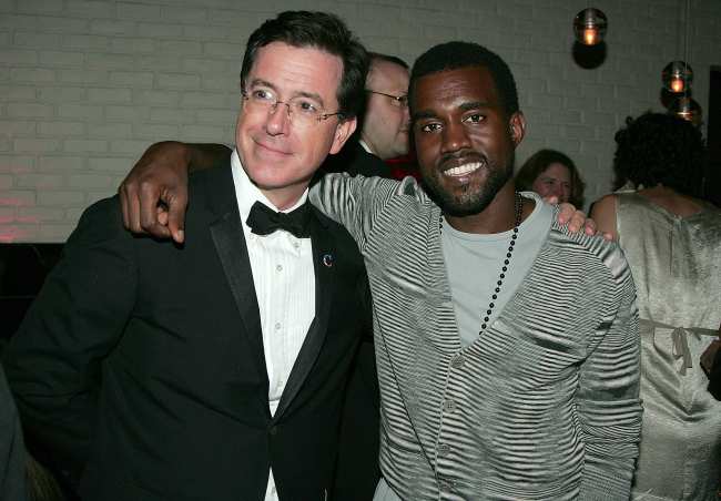              Stephen Colbert ha prohibido a Kanye West del Late Show            