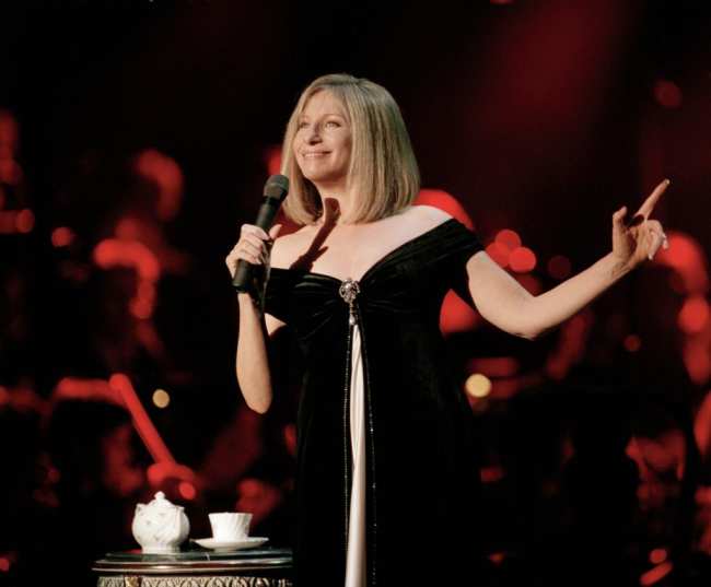 Barbra Streisand en concierto en Wembley Arena
