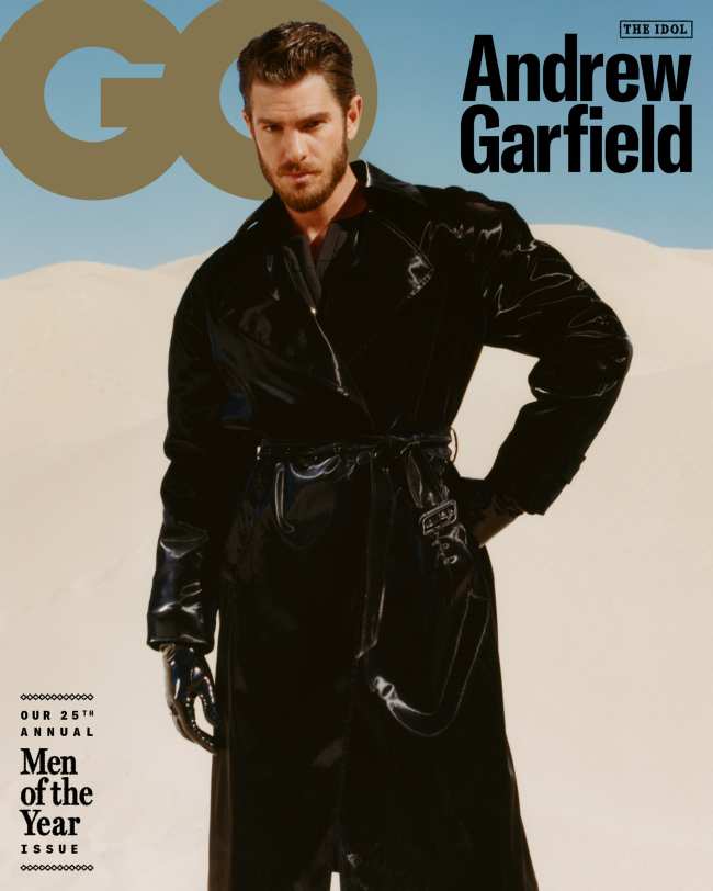             Andrew Garfield aparecio en la portada de British GQ para su edicion Men of the Year             