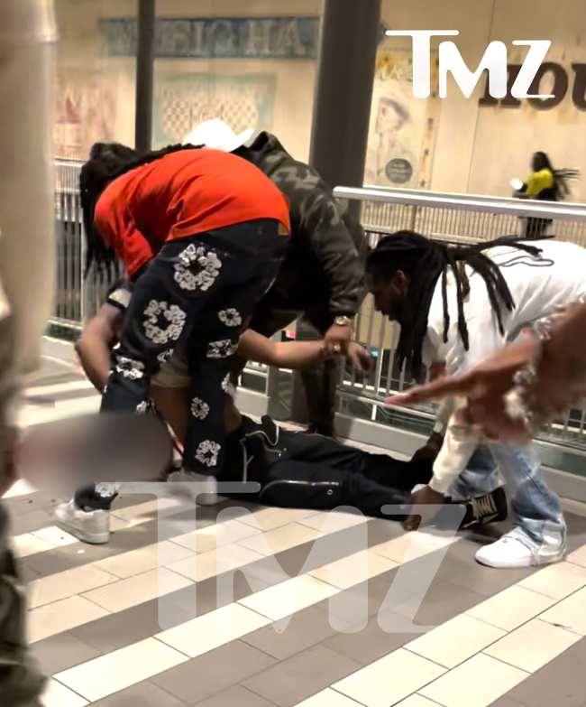              Footage obtained by TMZ showed Quavo trying to help his wounded groupmate and nephew            