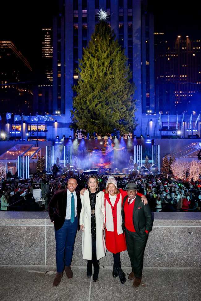 Ceremonia de iluminacion del arbol de Navidad del Rockefeller Center