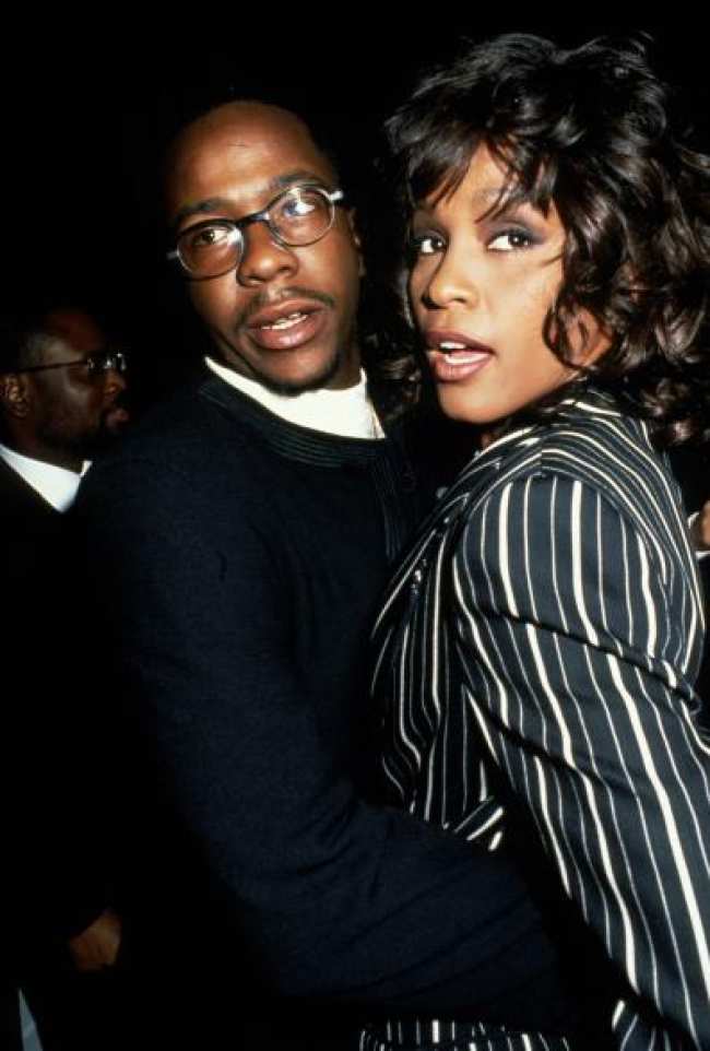 Whitney Houston y Bobby Brown