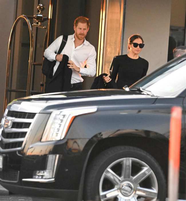 EXCLUSIVA El principe Harry y Meghan Markle llegan a Nueva York a bordo de un jet privado