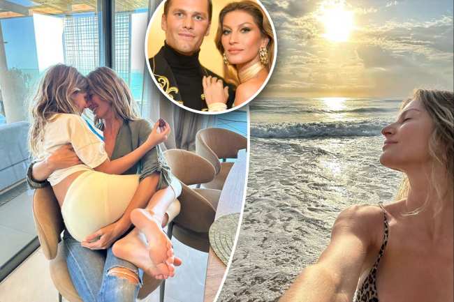             Gisele Bundchen se esta recargando con sus hijos de vacaciones tras su divorcio de Tom Brady            