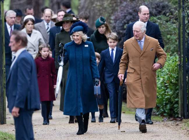              Esta fue la primera vez que el principe Louis se unio a su familia para las festividades navidenas            
