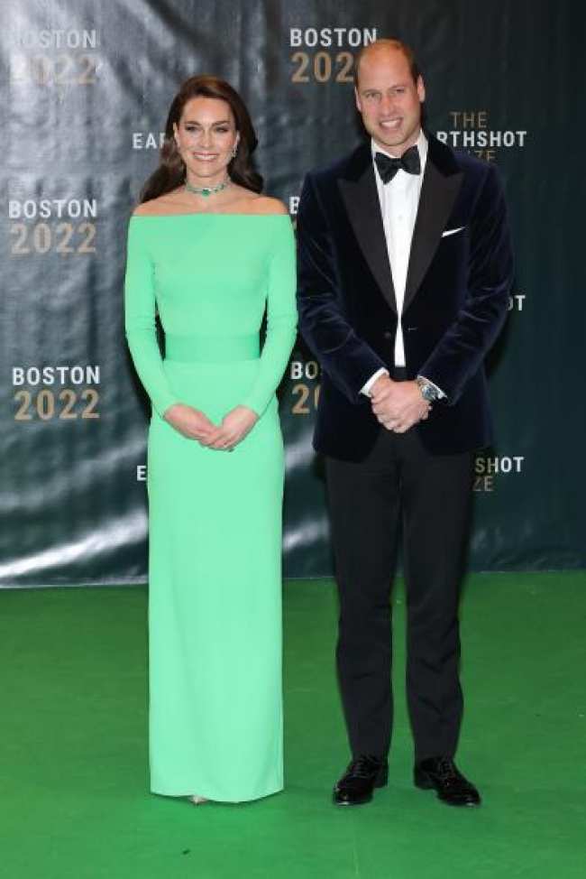Catherine Princesa de Gales y Principe William Principe de Gales asisten al Premio Earthshot 2022 en MGM Music Hall en Fenway el 2 de diciembre de 2022 en Boston Massachusetts