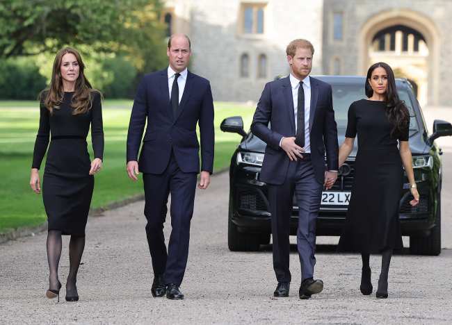              Las tensiones han sido altas entre el duque y la duquesa de Sussex y el principe William y Kate Middleton            