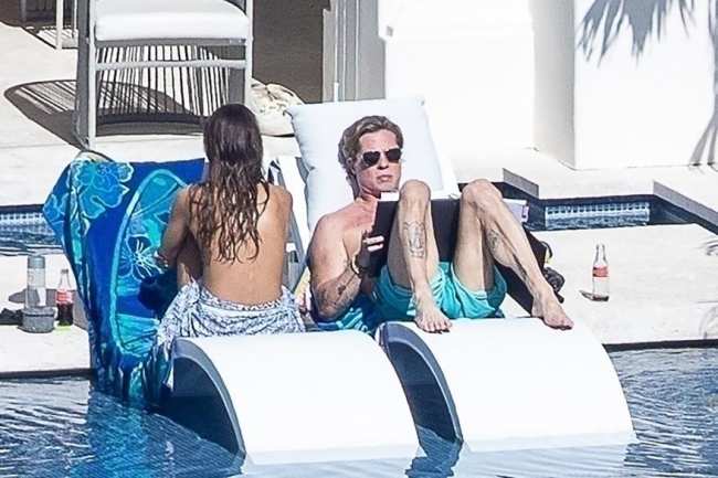 Brad Pitt e Ines de Ramon en Cabo