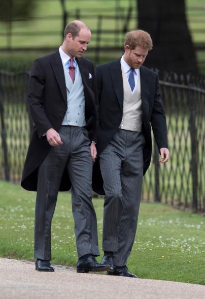 El principe Guillermo y el principe Harry
