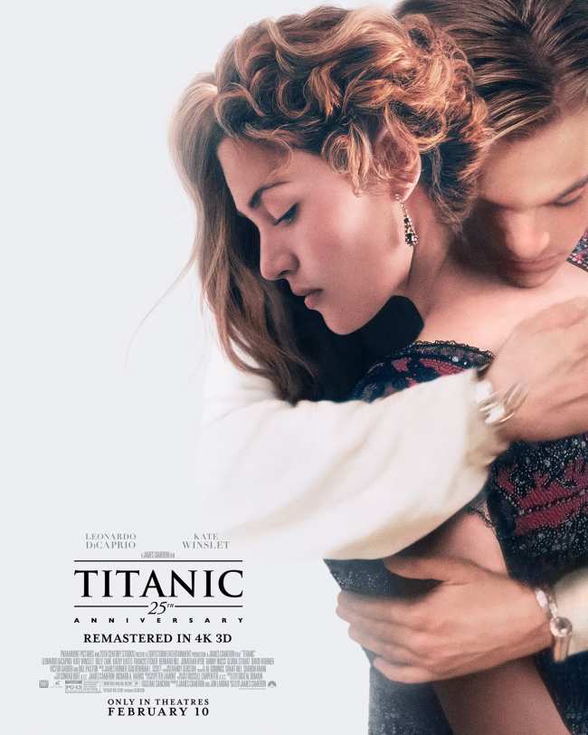 Cartel del 25 aniversario de Titanic