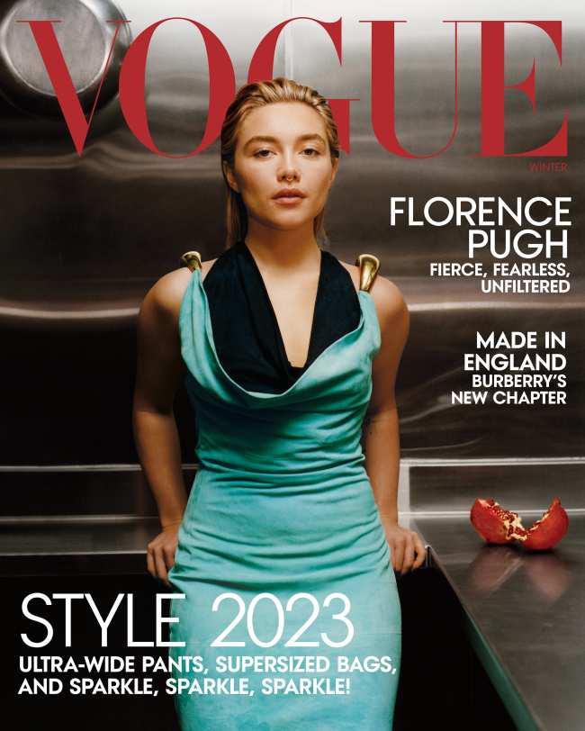             Pugh aparecio en la portada de Vogue y se dirigio a su numero de liberacion de pezones            