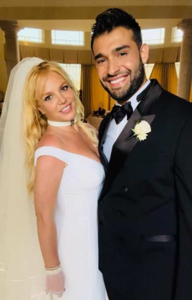 Britney Spears y su esposo Sam Asghari