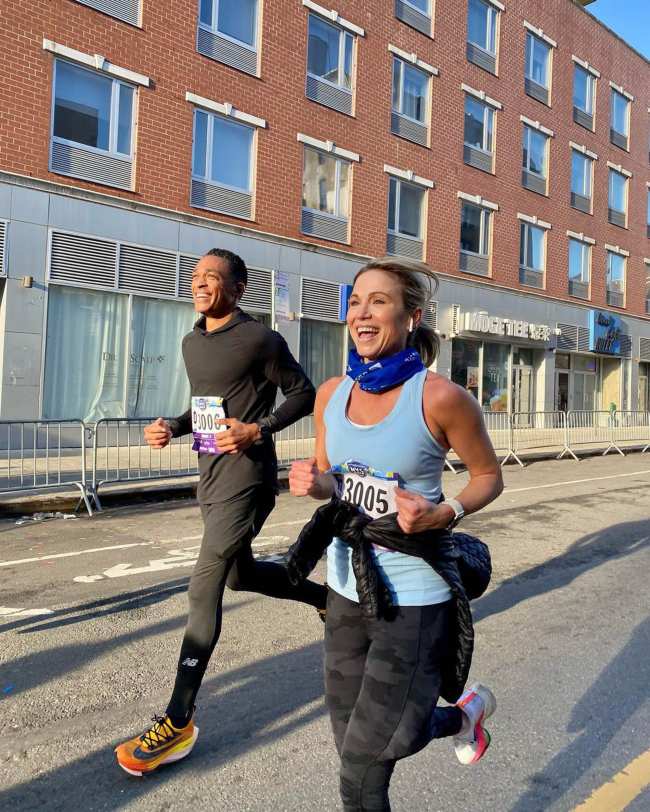 Robach y Holmes correran el domingo en la media maraton de United Airlines en Nueva York