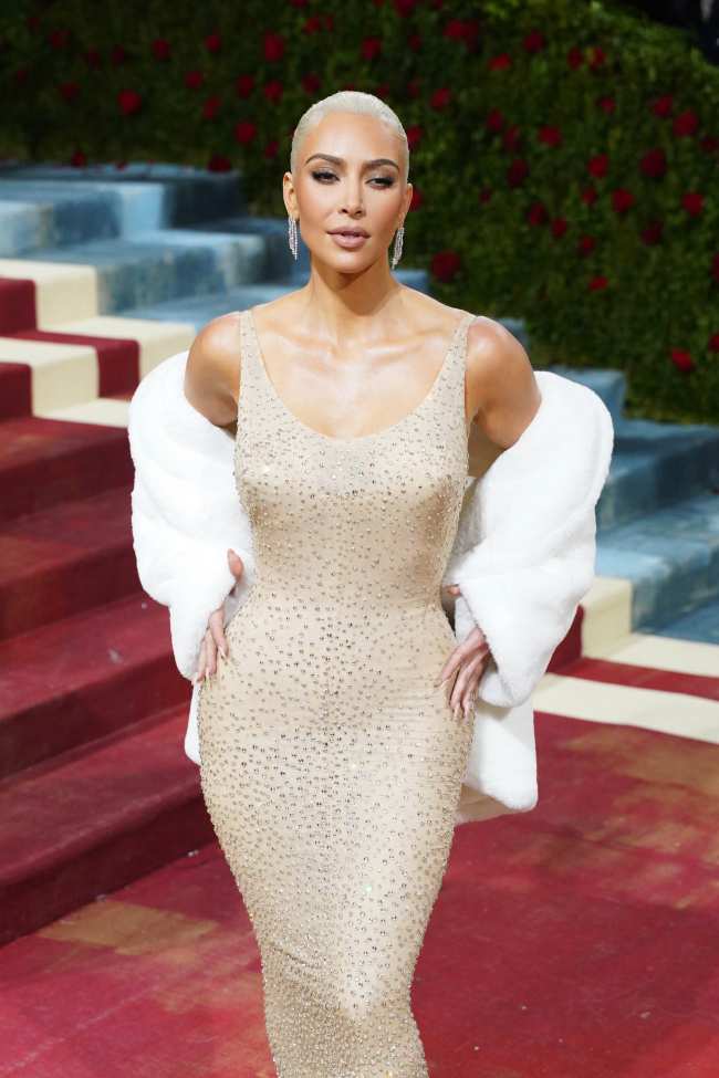              Kardashian uso el famoso vestido de Marilyn Monroe en la Met Gala 2022             