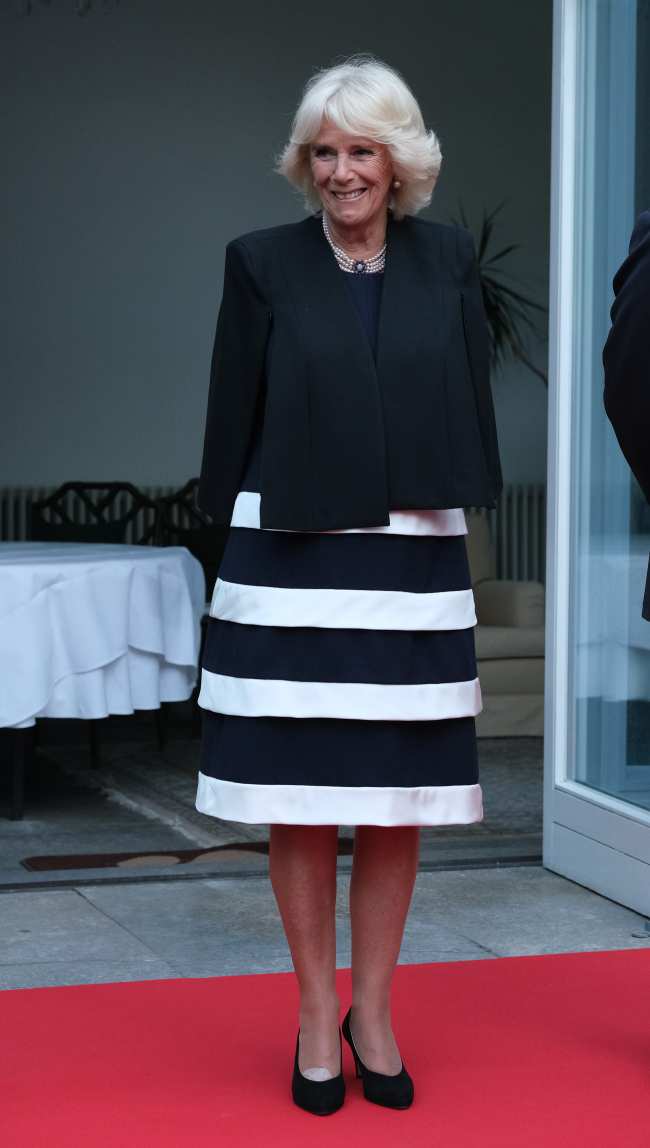              La reina consorte lucio tacones Carmen de Sole Bliss durante un evento de 2019 en Berlin            