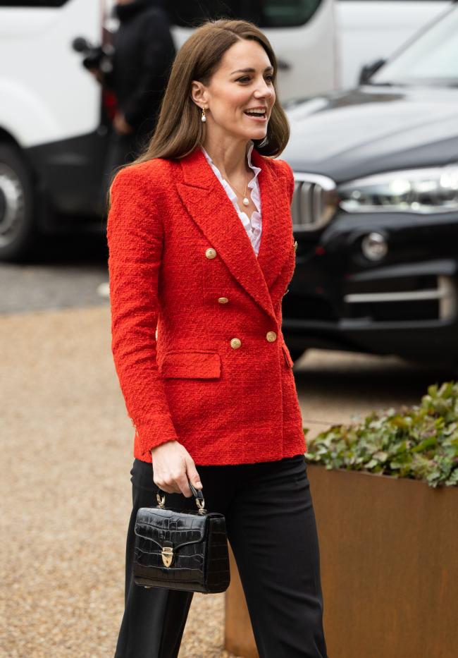 La Princesa de Gales es fanatica de los elegantes bolsos de mano de Aspinal of London