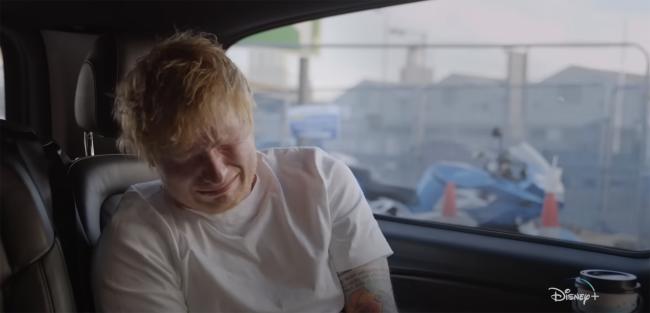 Sheeran se echo a llorar en el trailer de su proxima serie documental